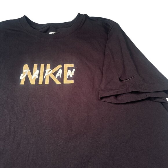 Nike Tee Japan Mens Graphic T Shirt Swoosh Embroidered Short Sleeve Crewneck - Picture 5 of 14